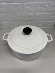 シャスール社製ホーロー鋳鉄製オーバル型キャセロール皿 25cm - メルカリ