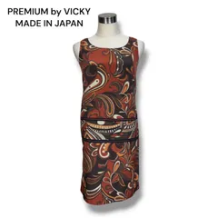 【PREMIUM by VICKY】プレミアムバイビッキー　size1 ミニワンピース　レトロ　日本製のサムネイル