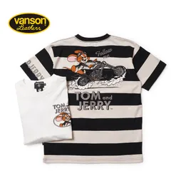 VANSON バンソン 半袖Tシャツ Tom and Jerry "天竺 半袖Tシャツ" TJN-2620のサムネイル
