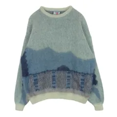 SON OF THE CHEESE サノバチーズ 21AW SC2120-KN01 Water KNIT モヘア ニット グレー系 ライトブルー系 M【中古】のサムネイル