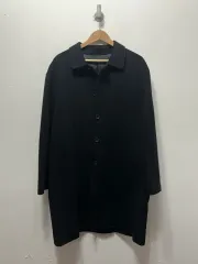 ブラック ウール コート 基本 スタイル 100 ロングコート