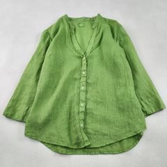 ヂェン先生の日常着 スタンドカラーシャツ Sサイズ 孔雀緑 ヂェン先生の日常着 スタンドカラーシャツ Sサイズ 孔雀緑 - メルカリ