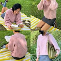 バトナー Mohair nordic crewneck (Nissy着用) - メルカリ