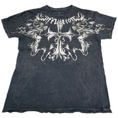 AFFRICTIONアフリクション烏Tシャツ - メルカリ