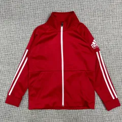 ジュニア トップス adidas ジャージ ジップアップ track Jaket