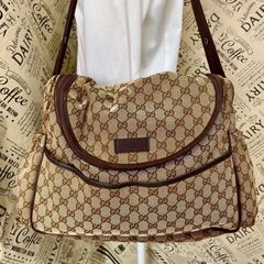 GUCCI／グッチGGキャンバス✨マザーズバッグ マット付 - メルカリ