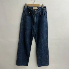 shiun〉 FLARE SLUB DENIM PANTS - メルカリ
