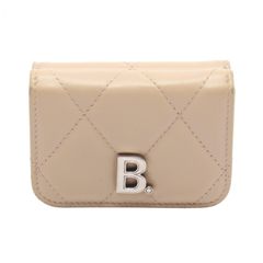 バレンシアガ クロコ 型押しレザー Bロゴ ベージュ 三つ折り財布 ウォレット BALENCIAGA 三つ折り財布 クロコ型押し ピンク - メルカリ