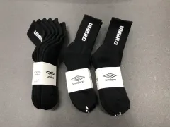 アンブロ ブラック スポーツ 靴下 9足 新品のサムネイル