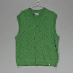 DAIRIKU ダイリク ニットベスト Vネック メッシュ編み - メルカリ