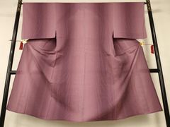 平和屋着物＊夏物　訪問着　絽　刺繍　草花文　暈し染め　銀彩　正絹　逸品　AABG9227jd 平和屋着物＊夏物 訪問着 絽 吉祥花文 暈し染め 金彩 正絹 逸品