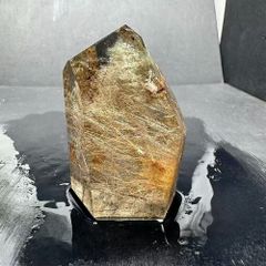 天然石ルチルクォーツの原石 置物 ご購入前に在庫確認必要YS.054 外