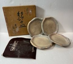 煎茶道 銅茶托 5客 本間琢斎 蓮に蛙 茶托 古銅 金工師 - メルカリ
