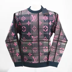 ★3日以内返品可★ 未使用 LOUIS VUITTON ルイ・ヴィトン モノグラム ジャガード スウェットシャツモノグラムプルオーバー M HKY75WZRW 長袖シャツ マルチカラー コットン メンズのサムネイル