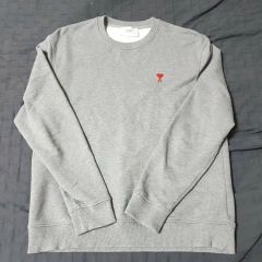 XXL AMI Paris アミ グラフィック スウェット シャツ グレー - メルカリ