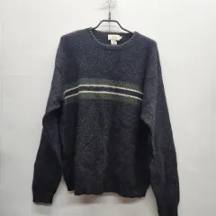 J.Crew ジェイクルー センター ストライプ ウール ヴィンテージ ニット M(L)