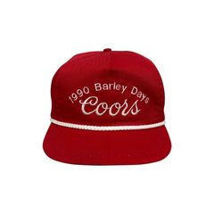 希少 1988年製 当時物 美品 ヴィンテージ コーデュロイ キャップ 企業