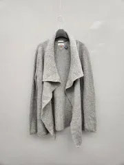 トミーヒルフィガー グレー ニット カーディガン