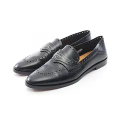 ディオール Dior ローファー Dior Boy ディオールボーイ パンチング レザー ローファー レディース Used Aのサムネイル