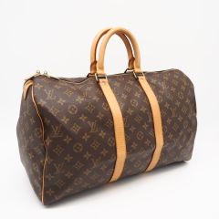 Louis Vuitton キーポル50 ボストンバッグ 鍵 ネームタグ付 - メルカリ