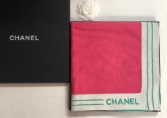 美品 【CHANEL】 シャネル ラメ ツイード ニット マフラー ストール