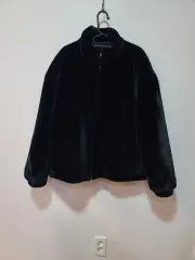 黒 ファー オーバーサイズ ジャケット
