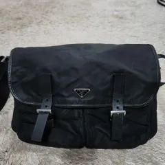 (ヴィンテージボックス) PRADA プラダ 正規品 ナイロン メッセンジャーバッグ メンズ クロスバック