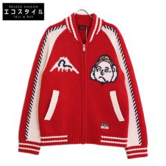 20471120/ハーフジップニット/M/日本製/ヒョーマ/90s 裏原/袖ロゴ 