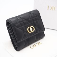 ディオール ブラック キルティング 三つ折り財布 Dior ブラック キルティング 三つ折り財布 - メルカリ