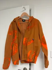 STUSSY フレイム プリント ワークジャケット Lのサムネイル