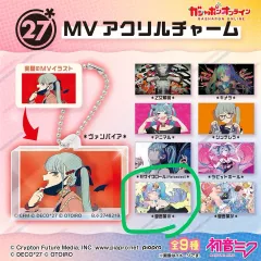 (カプセル開封) デコニナ 初音ミク MV アクリル チャーム 愛の言葉 3