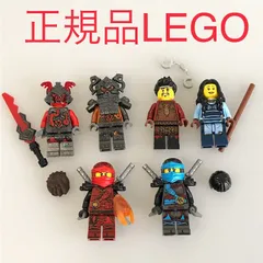 正規品 中古 LEGO レゴ ニンジャゴー  ミニフィグ　6個　まとめ売り　おまけ付き N0-270 ※NINJAGO　忍者　カイ　ニャー　レイ　マヤ　ラグムング司令官　スラッグジョー　時空の剣　70627 361のサムネイル