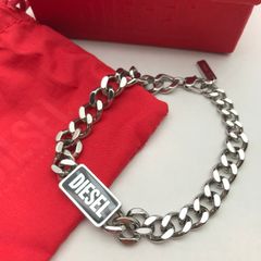 DIESEL ステンレススチール ブレスレット 保存袋 ケース付 - メルカリ