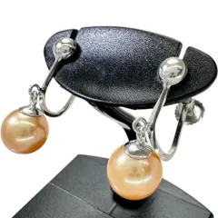 【TASAKI/タサキ】染パール/真珠6.7mm イヤリング K18WGホワイトゴールド 18金  2.2g レディース 【中古】【真子質店】【NN】のサムネイル
