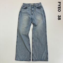 フレームワーク ストレートデニムパンツ 38 ライトブルー 美シルエット