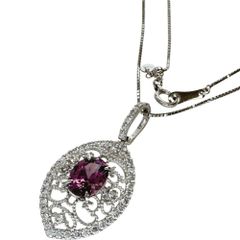 新品未使用 ピンクダイヤモンド ペンダント カラーダイヤ 0.134ct SI2 