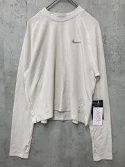 展示品■NIKE ナイキ DRI-FIT ランニング 長袖 Tシャツ sizeL/アイボリー系 ■◇ レディース