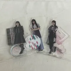 中古 櫻坂46 中嶋優月 アクリルスタンド 3個セット YL5033U c117