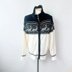 MACALESTER メンズニットジップアップ L ジーンズセンス