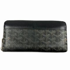 ジャンク・箱付】ゴヤール マティニョン ジップ GM 長財布 ブラック 