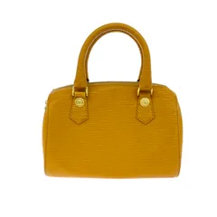 PELLE BORSA ペレボルサ ボストンバッグ  型押し エピレザー マスタード ヴィンテージ   イエロー レディース / 240001200617のサムネイル