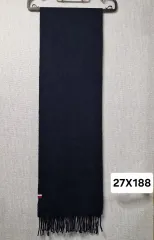 トミーヒルフィガー ネイビ マフラー 27x188