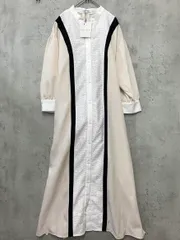 展示品■RAW FUDGE ローファッジ 日本製 羽織 フロントレース切替 ワンピース オフホワイト ■◇◎レディース