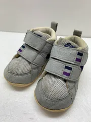 ASICS アシックス ベビー マジックテープ スニーカー size12.5/グレー ■■ キッズ