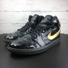 NIKE AIR JORDAN 1 RETRO ナイキ エア ジョーダン 1 レトロ ブラック 黒 28cm メンズ スニーカー 136085-070 U04473のサムネイル