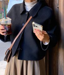 美品 日本製 J&R ジェイアンドアール ロングコート アルパカ100% 白 
