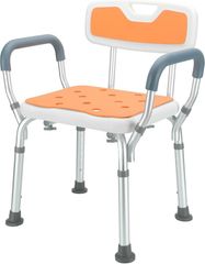 Tacaof ユニプラス コンパクトシャワーチェア BSU18 レッドオレンジ
