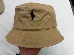 S/M 新品 ポロラルフローレン ベージュ バケットハット