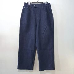 1980s Aquascutum 2インタック デニムワイドトラウザーズ - メルカリ