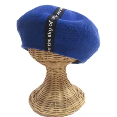 カシラ CA4LA 美品 ベレー帽 帽子 青 ブルー /HW